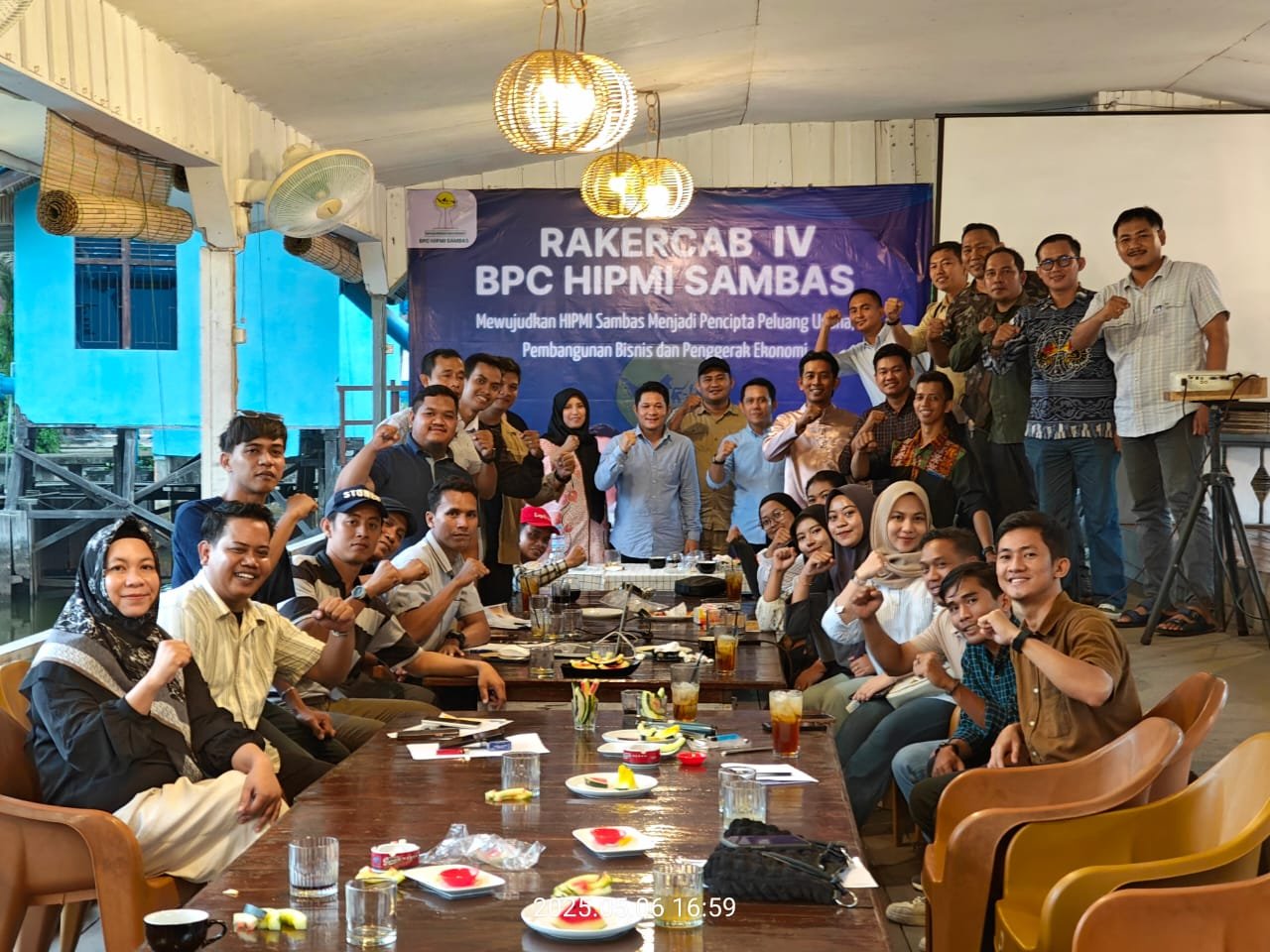 Rakercab IV BPC HIPMI Sambas, Selasa 6 Mei 2025/Foto Jejaring Kalbar