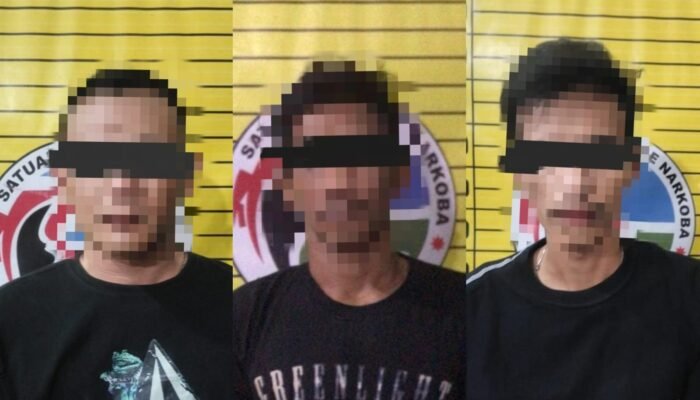 Tiga Pemuda di Sungai Pinyuh Diringkus Polisi, Ada BB Sabu dan Pil Ekstasi