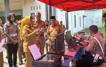 Erlina Hadiri Launching Program Samsat Go Kecamatan