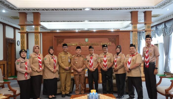 Terima Audiensi Kwarda Gerakan Pramuka Kalbar, Ria Norsan Siap Dukung Rencana Kerja Kwarda Kalbar