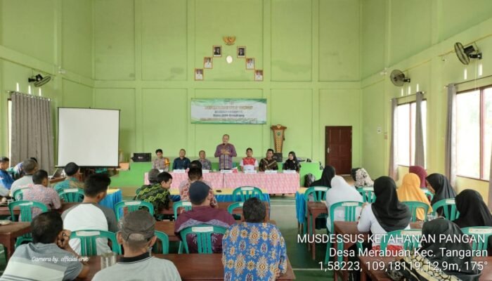 Pemdes Merabuan Gelar Musdes Khusus dalam Rangka Mendukung Program Ketahanan Pangan