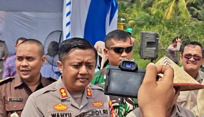 Kapolres Sambas bersama Bupati Satono Ikuti Panen Raya Jagung Serentak Kuartal II di Sepinggan Besar