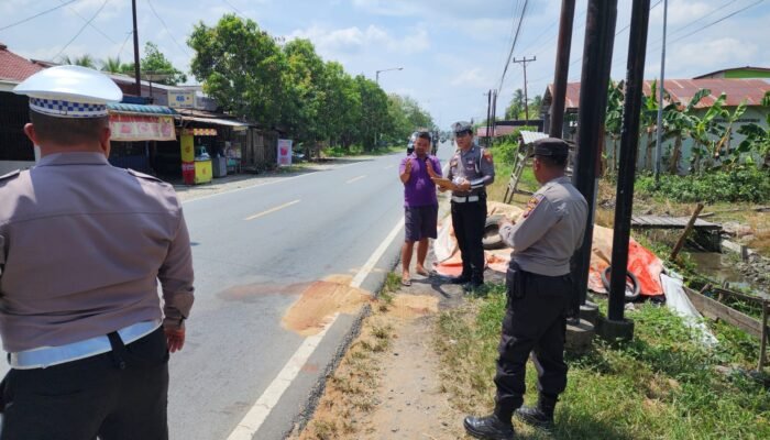 Sempat Dilarikan ke Rumah Sakit, Nyawa Korban Laka Tunggal di Semparuk Tak Tertolong