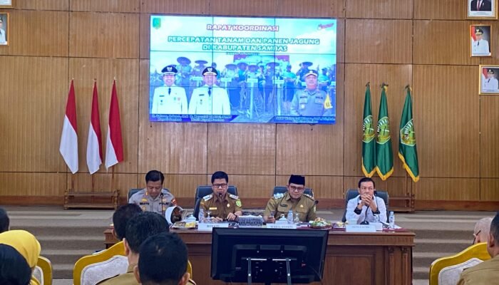 Pimpin Rakor Percepatan Tanam Jagung, Bupati Satono: Tekankan Kolaborasi dan Kepatuhan terhadap Inpres Nomor 10