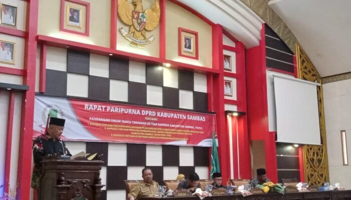DPRD Gelar Rapat Paripurna Pandangan Umum, Fraksi Gerindra Ingin Raperda Ketertiban Umum Dimaksimalkan