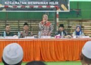 Bupati Mempawah, Erlina saat menghadiri sidang isbath nikah di Desa Pasir, Kamis 19 Juni 2025.