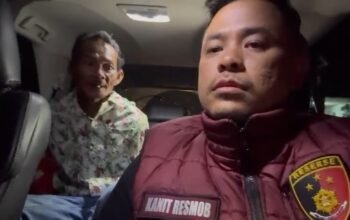 Uray Abadi pelaku pembunuhan anak di Singkawang akhirnya ditangkap/Foto Tangkap Layar Video Kepolisian