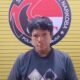 Tersangka inisial HN yang ditangkap karena transaksi narkoba.