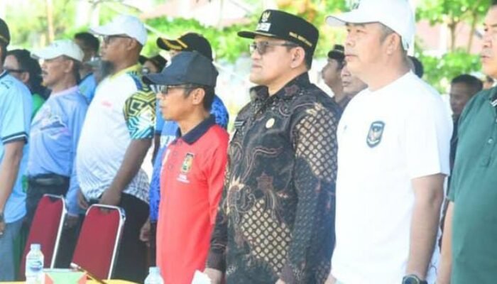 Wakil Bupati Sambas Secara Resmi Buka Porpdes ke-II se-Kecamatan Teluk Keramat