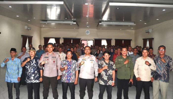Polres Sambas Gelar Rakor Pengelolaan Jagung dan Persiapan Panen Raya