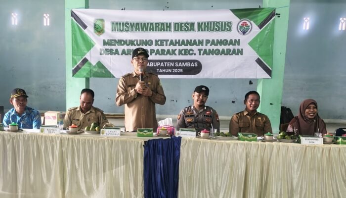 Melalui Musdesus Pemerintah Kecamatan Tangaran Dukung Program Ketahanan Pangan