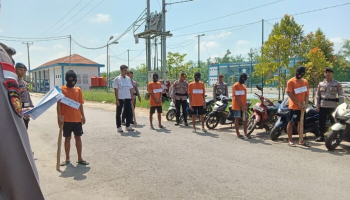 Polres Sambas Gelar Rekonstruksi 31 Adegan Kasus Pengeroyokan yang Menelan Korban Jiwa