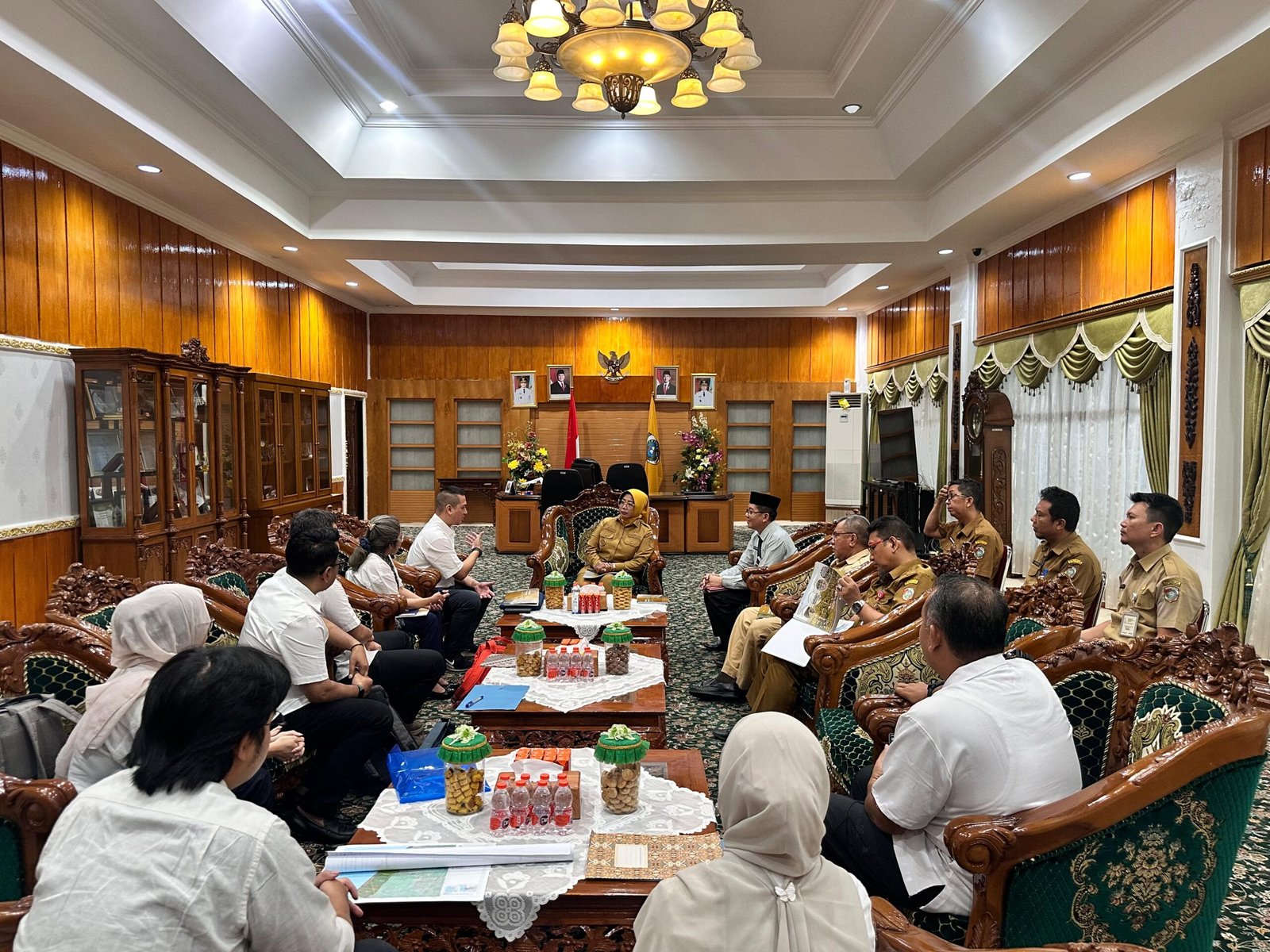 Audiensi Bupati Erlina