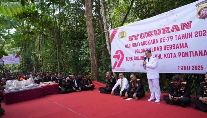 Meriahkan HUT Bhayangkara, Polda Kalbar Gelar Syukuran Bersama Masyarakat