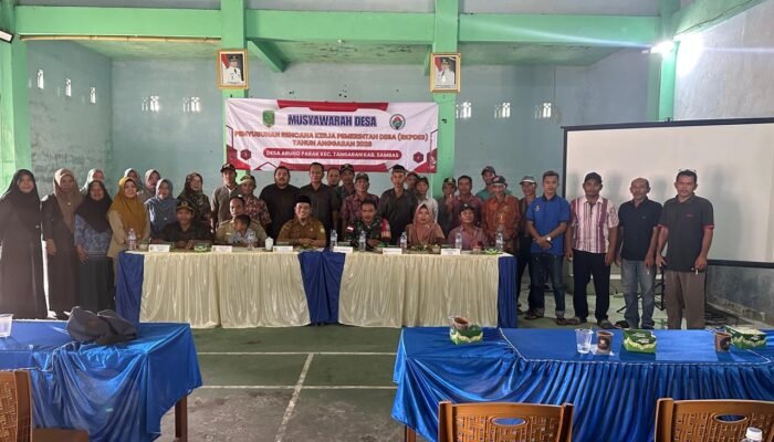 Pemerintah Kecamatan Tangaran Apresiasi Keterlibatan Masyarakat dalam Setiap Musdes