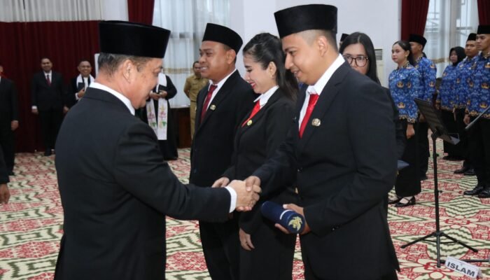 Lantik PNS dan Pejabat Fungsional, Gubernur Norsan akan Tindak Tegas ASN yang Terlibat Kasus Narkoba dan Asusila