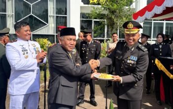 Momen HUT Bhayangkara ke-79 di Mempawah, Kapolres Bacakan Amanat Kapolda Kalbar
