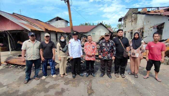 Baznas akan Bangun Rumah Johansyah, Korban Kebakaran di Gang Nelayan Sungai Pinyuh