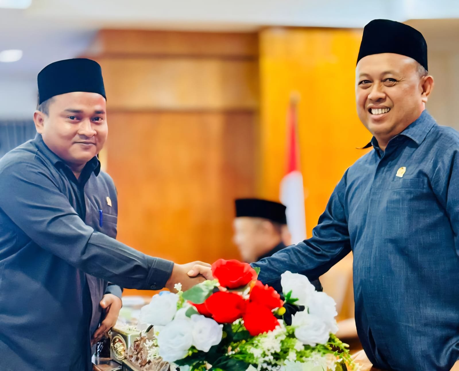 SEPAKAT -Riduan M Yusuf dan M. Hudi Sarman akan mengawal aspirasi warga agar masuk program pembangunan daerah.
