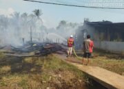 Kebakaran di Segedong, Kabupaten Mempawah.