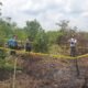TKP penemuan kerangka manusia di Segedong, Kabupaten Mempawah.