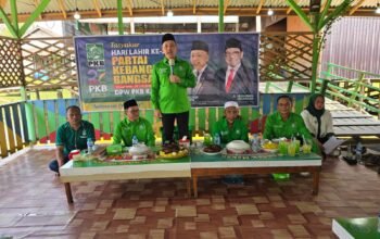 Momen syukuran Harlah PKB ke-27 di Mempawah.