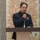 Ketua PWI Kalbar, Kundori saat memberikan sambutan di kegiatan Pokja PWI Sekadau, Senin 28 Juli 2025.
