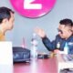 Tokoh Pemuda Desa Pasir, Mempawah, Herman Habibullah (jaket hitam) dan Anggota DPRD Kabupaten Mempawah, Choirussaib.