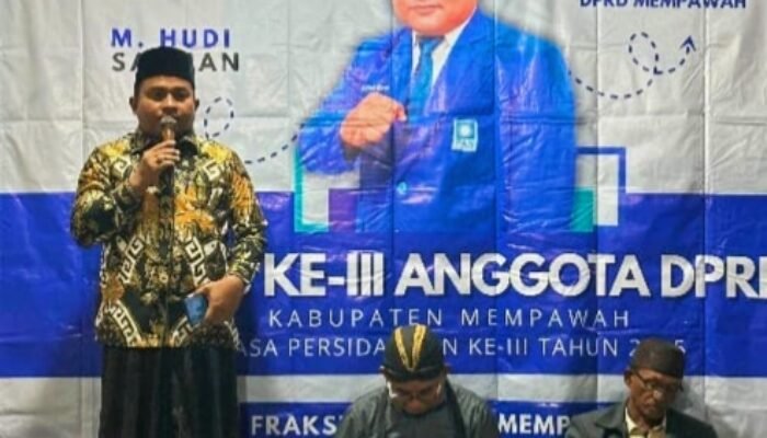 Perjuangkan Aspirasi Warga, Hudi Sarman Fokus pada Infrastruktur dan Air Bersih untuk Mempawah Timur