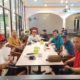 Anggota DPRD Kabupaten Sambas Dapil II silaturahmi dengan Kapolsek Tebas dan jajaran.