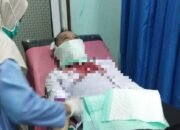 Kondisi Pendeta Suryanto saat dirawat di RSUD Rubini Mempawah.