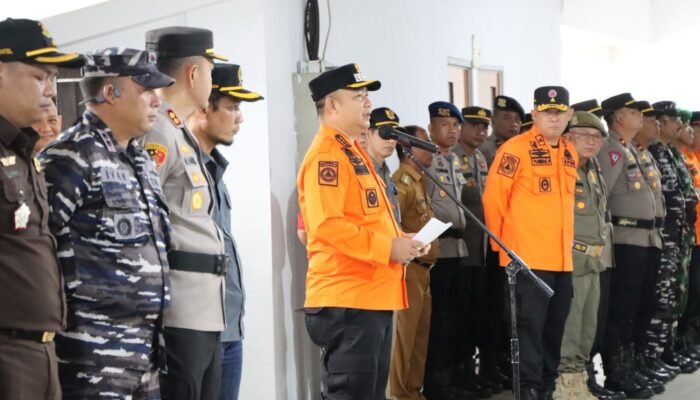 Kapolres Ketapang Hadiri Apel Gabungan Kesiapsiagaan Pencegahan Karhutla Bersama Forkopimda