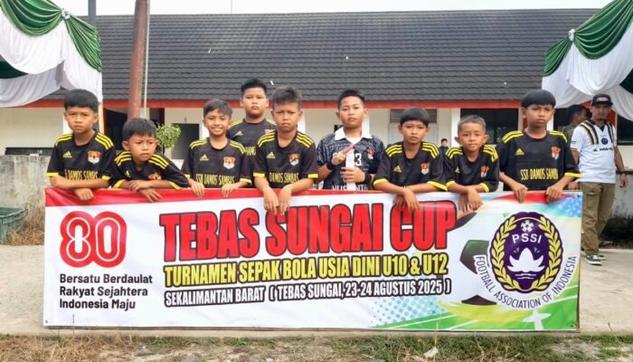 DPRD Sambas Apresiasi Turnamen Sepak Bola Piala Tebas Sungai Usia Dini U10 dan U12