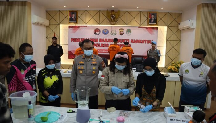 Wujud Komitmen Pemberantasan Narkoba, Polres Ketapang Musnahkan Sabu Seberat 73,2 Gram