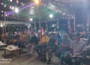 Momen pembukaan perlombaan HUT RI di Kelurahan Sungai Pinyuh, Jumat 8 Agustus 2025.