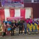 Pemenang lomba tari jepin di Kelurahan Sungai Pinyuh dalam rangka HUT RI ke-80.