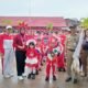 Momen jalan santai SD Negeri 03 Sungai Pinyuh.