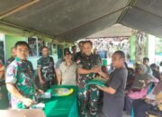 Koramil Sungai Pinyuh Gandeng Bulog Gelar Gerakan Pangan Murah