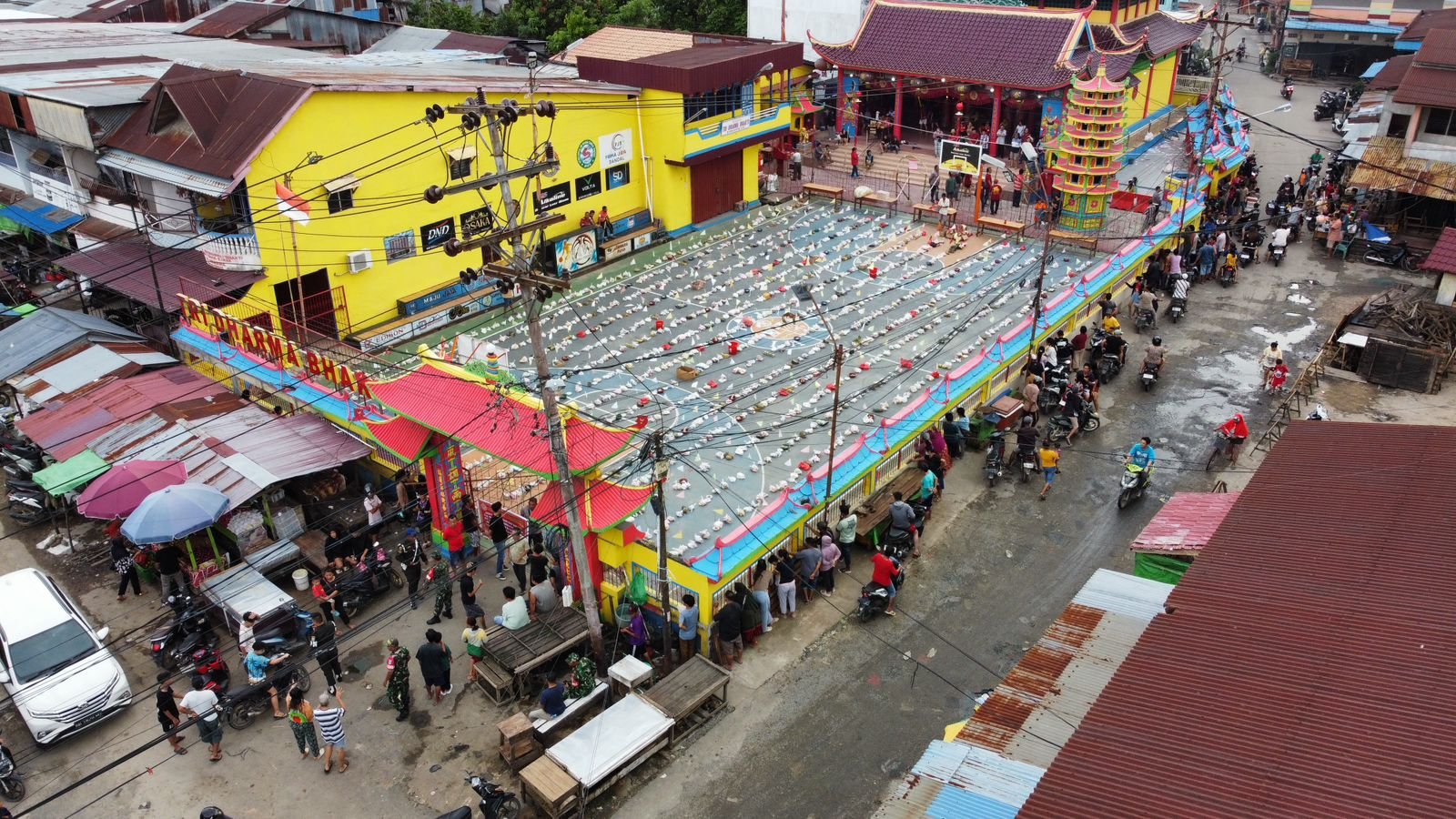 Ritual sembahyang rebut di Sungai Pinyuh, Sabtu 6 September 2025/Istimewa