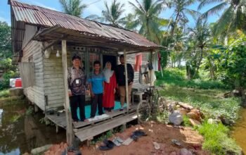 Kondisi rumah tak layak huni milik Nurjamaliah warga Nusapati.