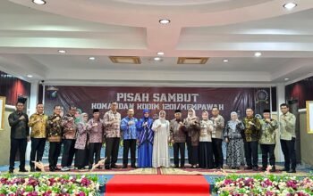 Pisah sambut Komandan Kodim Mempawah.