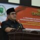 Wakil Bupati Sambas, Heroaldi saat memberikan sambutan di sidang paripurna APBD Perubahan TA 2025.