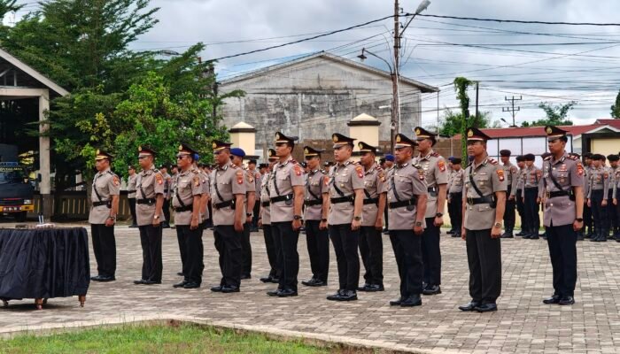 Tujuh Jabatan Perwira Polres Sambas Dimutasi, Berikut Daftarnya!
