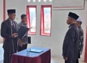 Camat Tebas Melantik Nawas Tahir Sebagai PJ Kepala Desa Tebas Kuala 