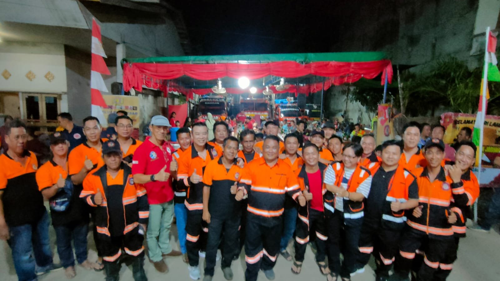 Momen Harlah Damkar Jaguar Sungai Pinyuh