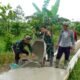 Satgas TMMD bangun jalan rabat beton 500 meter di Kota Lama Galing.