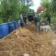 Satgas TMMD percepatan pembangunan jalan rabat beton di Desa Ratu Sepudak, Galing.