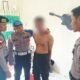 Tersangka MR ditangkap di rumahnya komplek perumahan samping Polres Sambas.