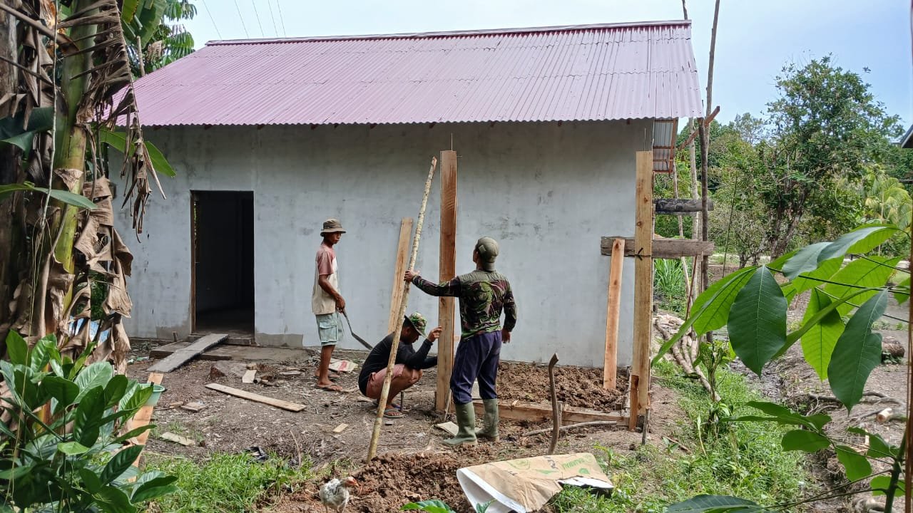 TNI bedah rumah tak layak huni di Galing