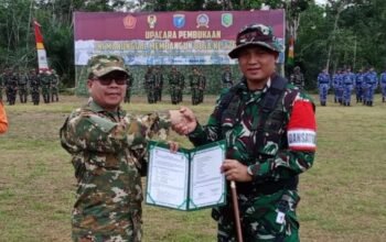 Pembukaan TMMD Kodim Sambas di Galing.